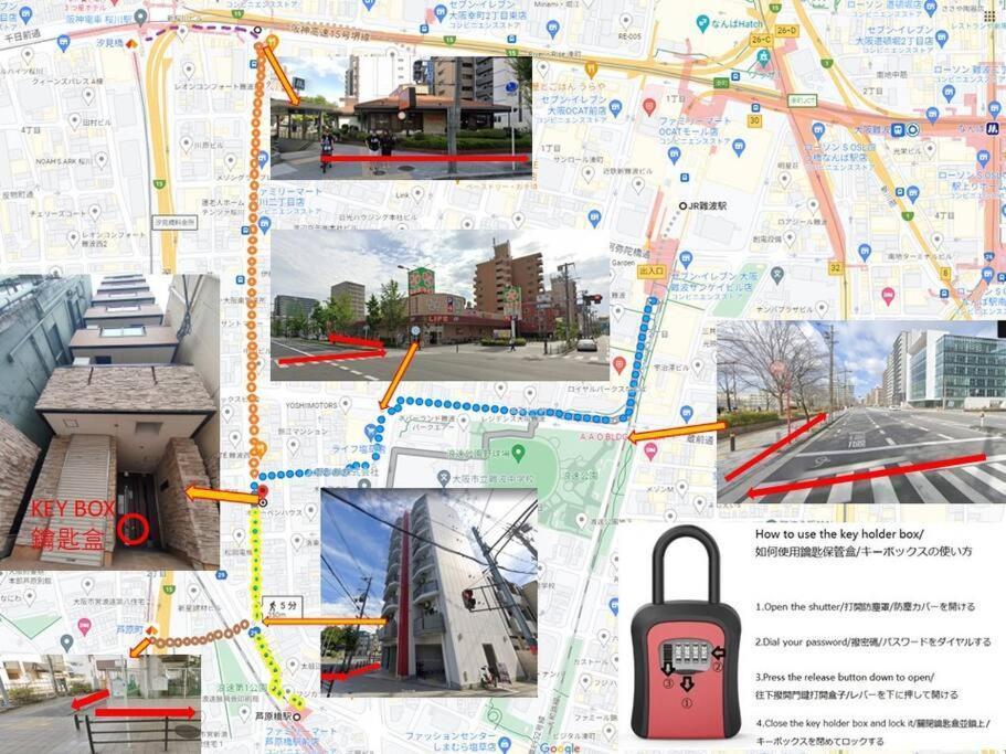 Apartamento Close To Jr Nanba Station/airport Bus Terminal/1 Room/floor/elevator *
